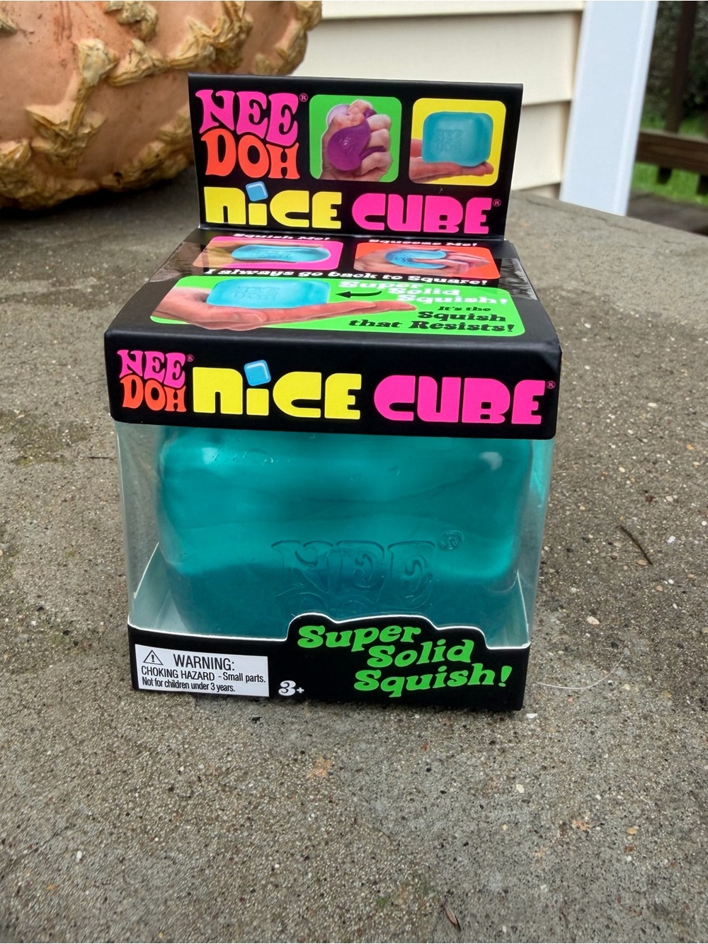 NeeDoh Nee Doh Nice Cube Blue Schylling Authentic NEW